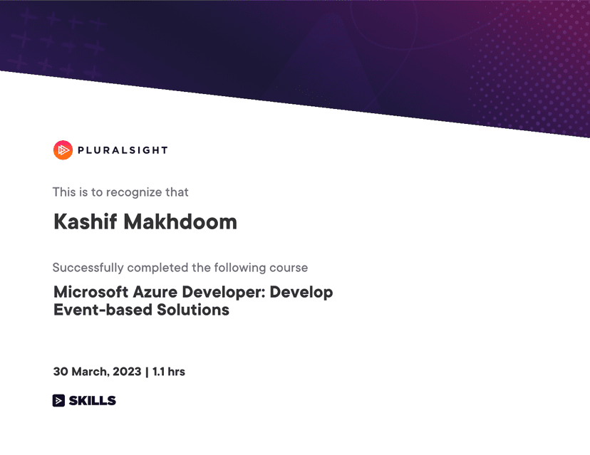 Microsoft Azure Developer: Develop Event-based Solutions